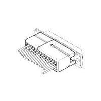 AMP Connectors - TE Connectivity 745530-4 D-Sub Backshells 37 POS COVER KIT