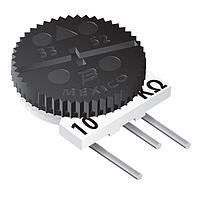 Bourns 3352H-1-203LF Trimmer Resistors - Single Turn 3/8"round 20Kohms 0.5watt 20%