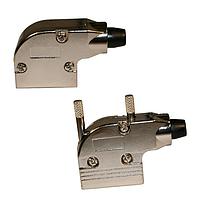 NorComp 981-025-130R121 Two Piece Backshell 25P 90D w/ Thmbscrew Die Cast w/ Grommet