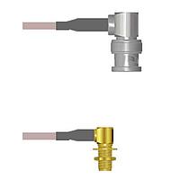 Amphenol Custom Cable Q-0D02P0005084i RF Cable Assemblies BNC-RP/SMA-RJB G316 84I