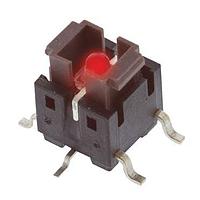 E-Switch TL3240F160RT Tactile Switch Tactile, SPST-NO, Off-(On), Surface Mount, LED, Red