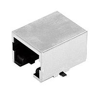 Same Sky (formerly CUI Devices) CRJ051-1-TH Modular RJ jack, 1 port, 6P6C, 6u, shielded, spring tabs