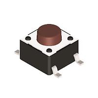 Diptronics DTSMG-62R-V-T/R Tactile Switches 6x6mm 260gf RED
