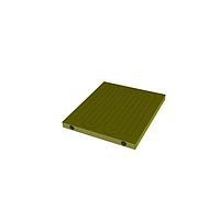 Wakefield Thermal 131566 Friction Stir Welded, 4-Pass Cold Plate, Friction Stir Welded, 4 Pass, 8x5x6", 0.0154 at 1 GPM, Aluminum