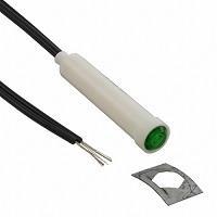VCC 2112A5 Neon Panel Mount Indicators GREEN DIFFUSED 5/16" MOUNTING HOLE