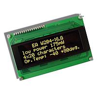 DISPLAY VISIONS EA W204-XLG OLED Displays Yel/Grn 4x20 5.5mm 70x25.2mm viewing