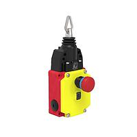 Banner Engineering RP-RM83F-75LT Heavy-Duty Rope Pull Emergency Stop Switch Heavy-Duty Metal Emergency Stop Rope Pull; Turnbuckle Attachment, 75 m Max Range, Integral E-Stop Button; Latch Actuation, 2 NC Safety Contacts; 2 NO Aux Contacts