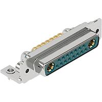 HARTING 09693009207 Mixed Contact D-Sub Connectors D-Sub M 17W2 ANG FE 20A UNC NM30 BL