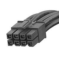 Molex 45136-0803 Discrete Wire Mega-Fit CABLE ASSY 8CKT DR 300MM BLK