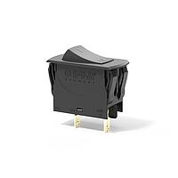 E-T-A Circuit Breakers 3120-N521-P7T1-W01D-6A Thermal Overcurrent The 3120-N thermal circuit breaker/switch combination unites overcurrent protection and the function of an ON/OFF switch within a single component. The trip element is a thermal bimetal. Type 3120-N is ideally suited for overload prot
