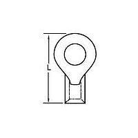 Molex 19193-0036 Ring VERSAKRIMP RING TNG 18-22 AWG stud 8