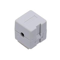 LeaderTech AS28B2027 Cable Single Box Sleeve Snap Gray Adhesive Base
