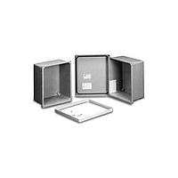 Hammond Manufacturing PJ18168H Hinged Cover N4X Wallmount Encl - 18.40 x 16.40 x 8.13 - Fiberglass