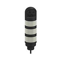 Banner Engineering TL50BGRAOSQ Tower Lights Tower Light: 3-Color Sealed; Omnidirectional Continuous Audible Indicator; Voltage: 18-30 V dc or 24 V ac; Environmental Rating: IP67; Input: Bimodal; Colors: Blue Green Red; 5-pin M12 Integral QD