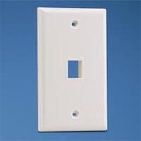 Panduit NK1FNWH Faceplate NK 1port single gang flush MNT face