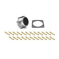 Amphenol SINE Systems RT001823SKNH03-K Connector Kits Square Flange Recept silicone seal IP69k