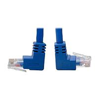 Tripp Lite N204-001-BL-UD Cat 6 1FT CT6 PTCHBL,90DGR DOWN/UP