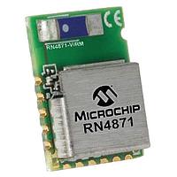 Microchip Technology RN4871-I/RM140 USB Adapter Bluetooth Low Energy BLE Module, Shielded, Antenna, ASCII Interface, 9x11.5mm