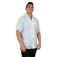 Desco 74339 Jacket with Convertible Sleeves (White, 6X-Large)