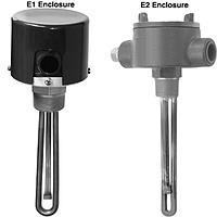 OMEGA MTS-110-3E2/120 Stainless Steel Immersion Heater 1.25 in NPT Process Water (1000 W, 43 W/in²)