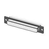 MH Connectors MHDBC37SS-NW D-Sub Housing 37 WAY FEMALE D CRIMP NICKEL WHITE