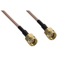 Amphenol Cables on Demand CO-316SMAX200-004 RF Cable Assemblies RG316 Cable SMA M