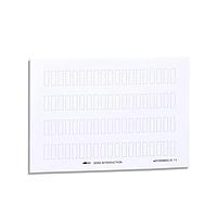 SCHNEIDER ZBY4100 Switch Hardware SHEET OF 76 8X27MM PEEL OFF LGNDS