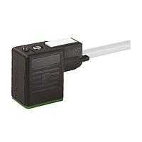 Murrelektronik 7000-11021-2360300 Sensor Cables / Actuator Cables MSUD VALVE PLUG FORM BI 11MM, PUR 3X0.75 GRAY, UL/CSA, drag ch 3m