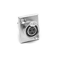 Amphenol Audio AG5FCRV Miniature XLR Connector 5 Pole Mini XLR Chassis Mount G Type Female Stamped Contacts Nickel Finish