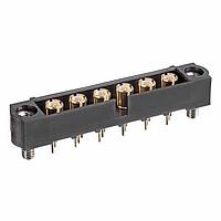 Harwin M80-MV311M2-06 Power to the Board MALE VERT 3.0 COAX 6 POS 6 GHz 50 Ohm