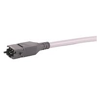 HARTING 33400600201030 Overmolded Cables Han 1A Overmolded 5+PE lever locking, male to flying leads - PVC 3m