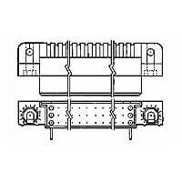 AMP Connectors - TE Connectivity 533914-2 Mother Board Connectors HDI RECP ASSY 3 ROW 96 POS