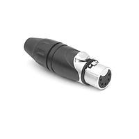 Amphenol Audio AX5F-AU Cable Connectors MTL SH 5 FEM NI FINISH GLD PLTD
