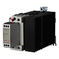 Carlo Gavazzi RGC1A60D90GGUP Solid State Relays 1-pole DIN-rail mount SSR, U-layout, Zero-cross switching, over-temperature protection, Operating voltage (Ue): 42 - 660 Vac (1200 Vp), Rated current (Ie): 85 Aac, Control voltage (Uc): 5 - 32 Vdc, Built-in overvoltage protection