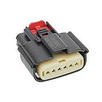 Molex 33471-6001 Connectors MX150 SLD FEM CONN SR 6CKT KY A BLK