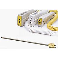 OMEGA SDX-SET-AP-T-SMP Quick Disconnect Handheld TC Probes with Removable Handle (Thermocouple, T, 370 °C, Air Probe)