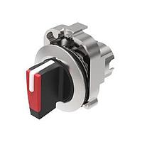 EAO 45-2844.1C60.006 Switch Actuators Selector switch actuator 2 positions blue 0-mom 45? short lever front/housing plastic
