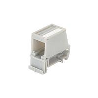 Panduit CADIN1BL Modular Connectors / Ethernet Connectors DIN rail mount adapter with label, singl