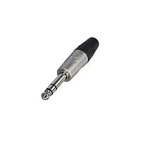 REAN RP3C-D Phone Connectors STEREO 1/4 PLUG NICKEL/TIN - BULK