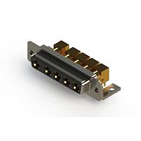 EDAC 630-5W5-640-5T4 Mixed Contact D-Sub Connectors Right-angle Power Combo D-Sub Connector