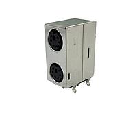 Adam Tech MDJD-006-FS-RT Connectors CONN JACK FMALE MIN DIN 6/6P SLD
