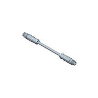 Amphenol LTW M8AS03ML-ASML-SD005 Sensor Cables / Actuator Cables M Series Sensor Connector, Guided M8, Metal, 3A, 03 pins, Male Connector, Male Contact, Straight-to-Straight, Screw Thread, Overmolded Double Ended, Length 5000mm, IP67