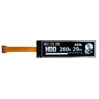 Futaba ELW2106AA OLED Displays 2.1 in. White 256 x 64 GRAPHIC Display
