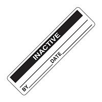 Q-Cee's - TE Connectivity QC156 Labels and Signs INACTIVE 0.5"H x 2"W Sold by Pack of 160
