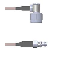 Amphenol Custom Cable Q-2G00S000H024i RF Cable Assemblies N-RP/HDBNC-SJB G142 24I