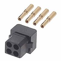 Harwin M80-8880405 Wire Housings 2+2 POS DIL FEMALE 24-28 AWG