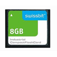 Swissbit SFCF008GH1AF2TO-I-MS-517-STD Compact Flash Cards 8GB Compact Flash SLC C-500 I-TEMP