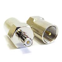Siretta ADAPT/MCXM/FMEM RF Adapters - Between Series RF ADAPTOR - MCX MALE TO FME MALE