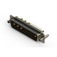 EDAC 627-36W4624-2N6 Mixed Contact D-Sub Connectors Vertical Combo Dsub