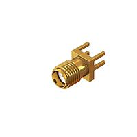 Cal Test Electronics CT4496 Connectors Connector, SMA Female, PCB Edge Mount